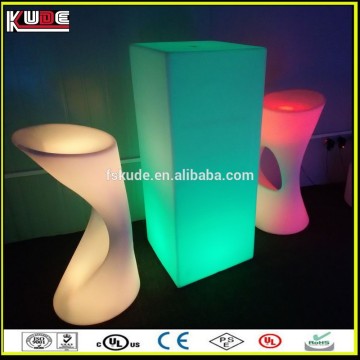 wireless led pool table light/ plastic led bar table/ light furniture