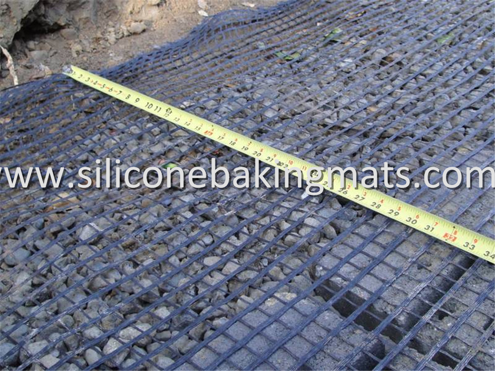 Unaxial Pet Geogrid For Retaining Walls