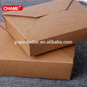 cheap take out food kraft paper boxes,take away food paper boxes customized