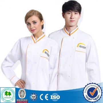 2015 Fashion high quality kitchen staff uniforms,kitchen chef uniform