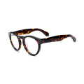 Novo formato de acetato redondo de aro cheio de chegada dos óculos ópticos de molduras de óculos feitos à mão
