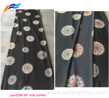 100% Polyester African Printing Nida Custom Abaya Fabric