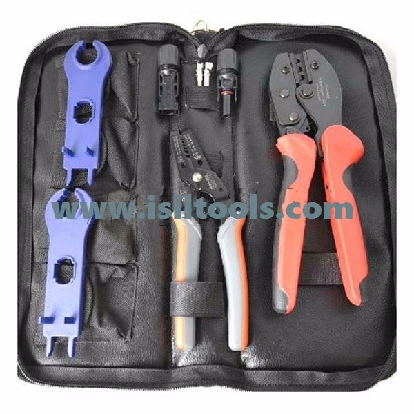 Igeelee Crimping Kits PV Cables (2.5-6.0mm2) , Solar Press Plier and Wire Stripper