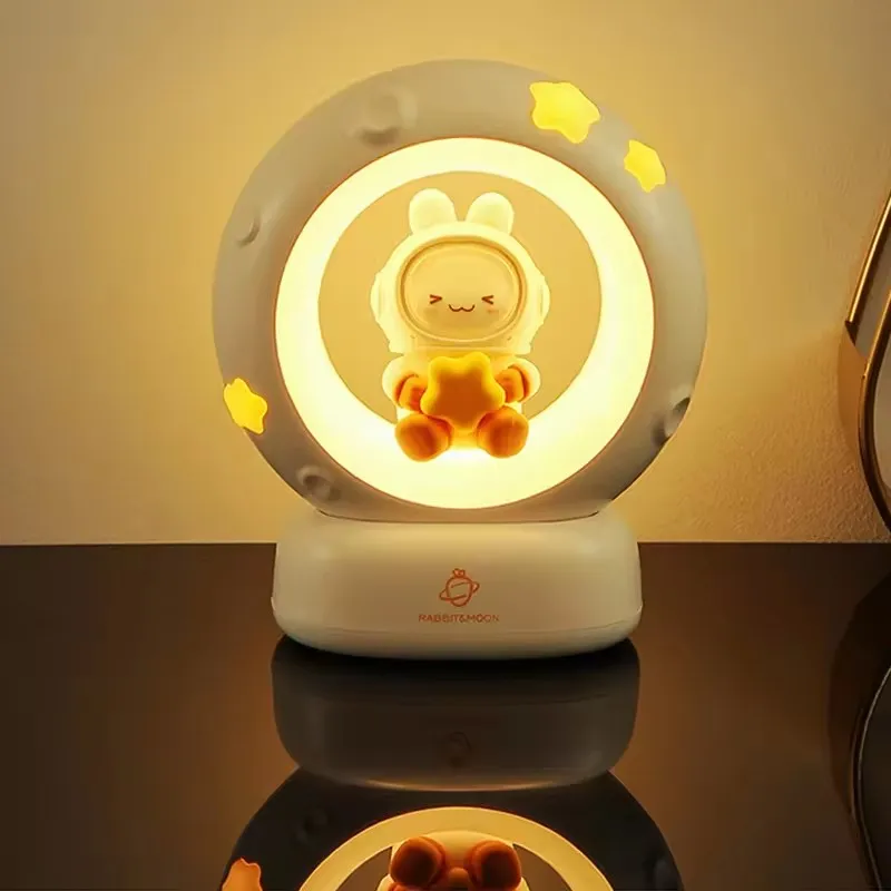 Enchanting Atmosphere Lights with Cat and Star Ornaments