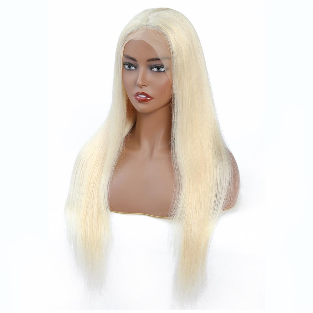 Transparent Lace Front 613 Blonde Human Hair Wigs With Baby Hair,Raw Virgin Long Hair Lace Frontal Wigs For Black Women