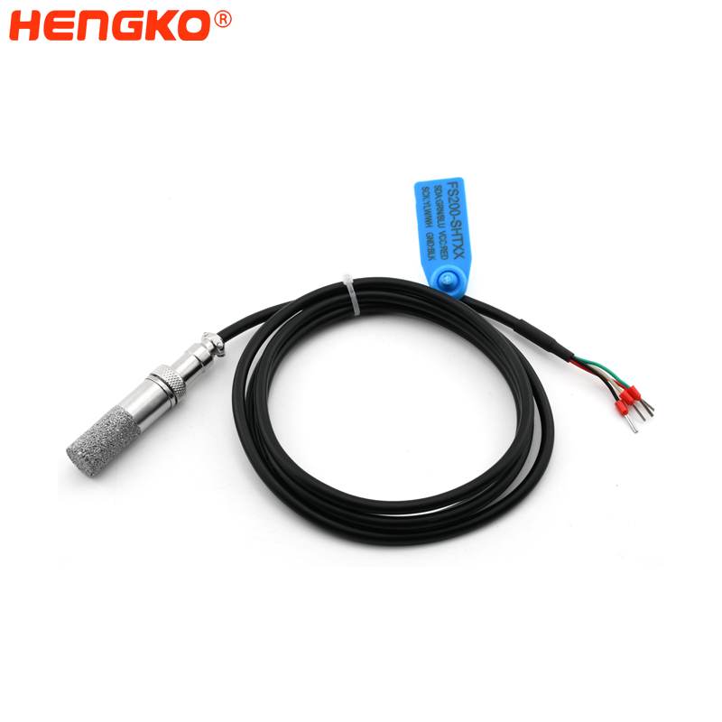 4-20 ma digital temperature and humidity sensor rht20 sintered stainless steel microns probe