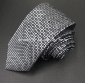 classic gray polyester tie