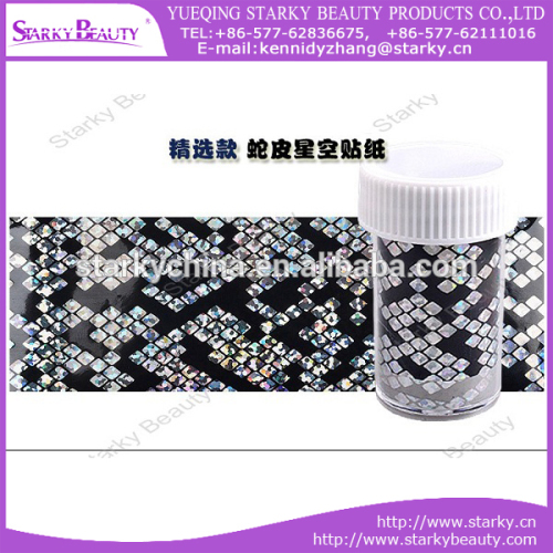 1.2m Snake skin pattern nal transfer foil