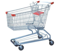Metal store used hand shopping trolley