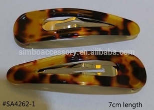 7cm tear acetate snap clip,acrylic snap clip,plastic snap clip,acetate hair clip,high end hair jewelry,hair accessories