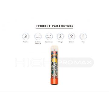 Yüksek Pro MAX tek kullanımlık vape 1500puff bar