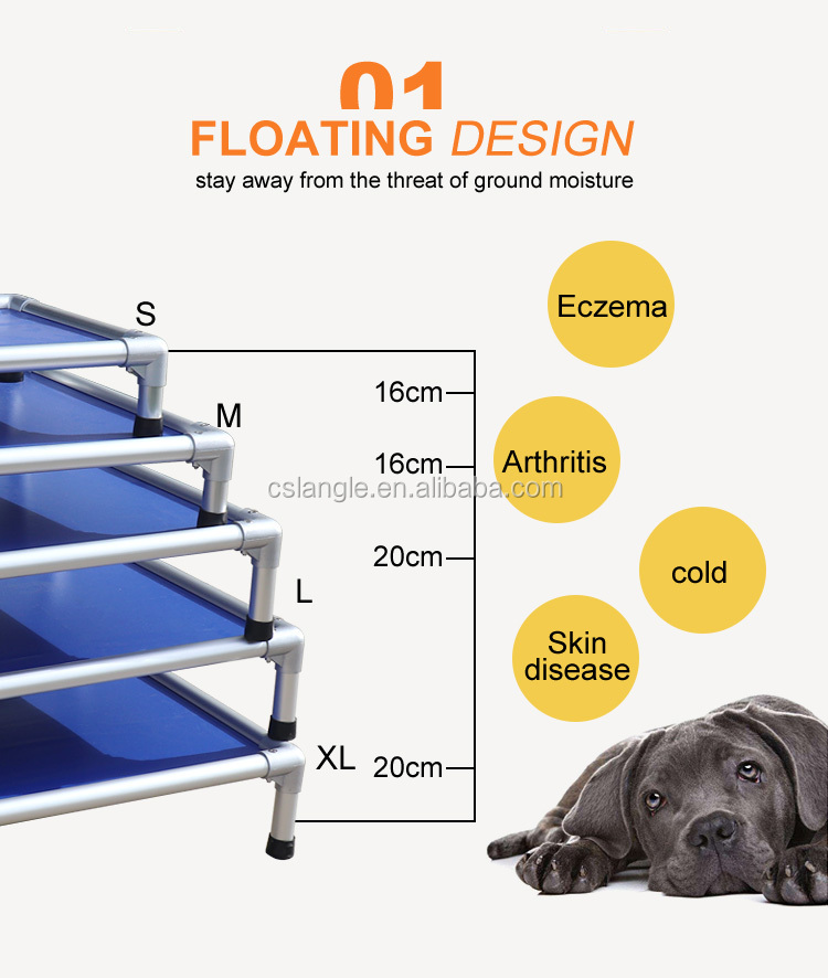 Best large & small aluminum frame dog beds