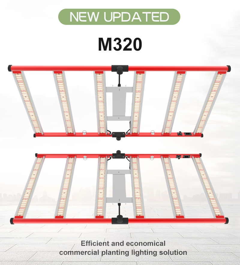 Barra de luz de cultivo de espectro completo 320W