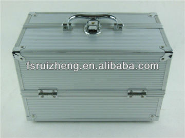 Duable light cosmetic train case with tray & mirror & cosmetic tool mould RZ-C621