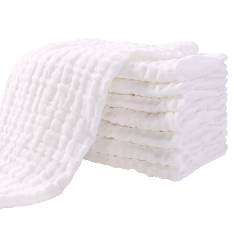 Muslin Burp Cloths for Baby Extra Soft and Absorbent Eco Cotton Baby Saliva Towel