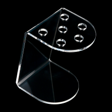 Professional Acrylic Hair Brush and Tool Storage Rack