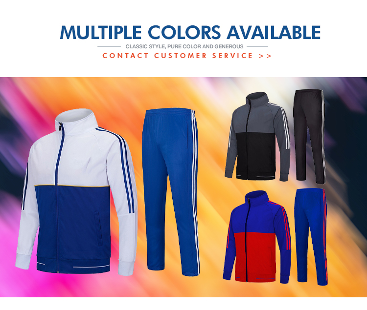 Wholesale Custom Design Soccer jersey football tracksuit