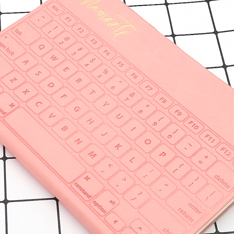 Custom keyboard PU cover notebook