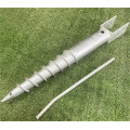 Galvanized Q235 Steel Ground Screw Anchor