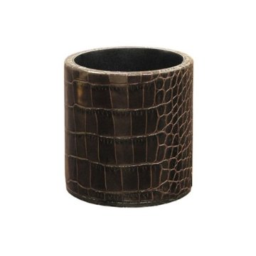 Faux Crocodile Pen Cup/Pen Holder