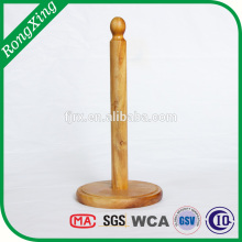 Acacia wood tissue holder for kitchen