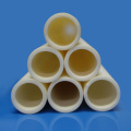 ทนต่ออุณหภูมิ 99% 99.5% Alumina Ceramic Hollow Tube