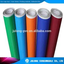 Hot selling Solid cutting sticker pvc deco film color pvc film with low price