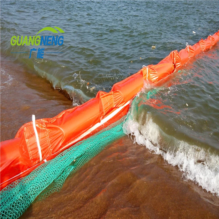 Floating Trash Boom for Lake Sargassum, PVC Floating Seaweed Boom