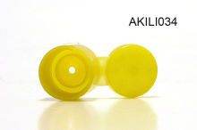 Silkscreen / Hotstamping Printing Yelloe 20/410 Pp Plastic Bottle Lid / Cap With Screw