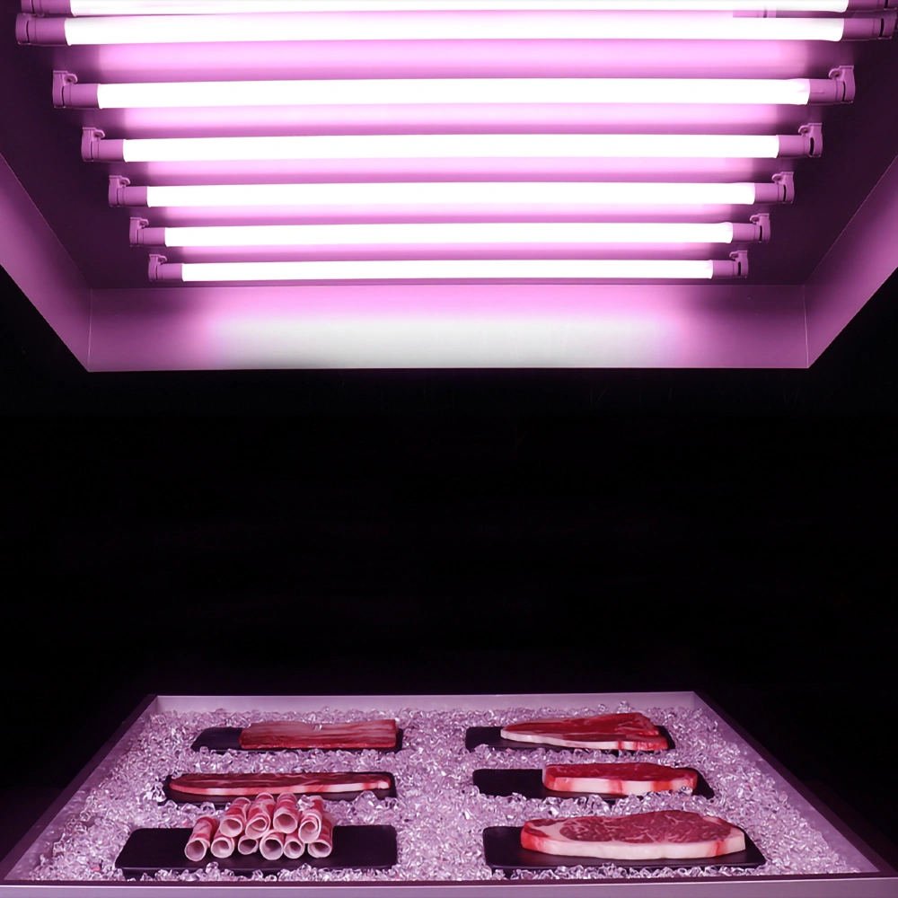 Pink LED Tube for Meat with CE Certification