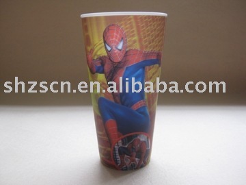 3D lenticular cup