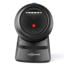 Desktop automatic flatbed 2D barcode qr code scanner