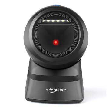 Desktop automatic flatbed 2D barcode qr code scanner