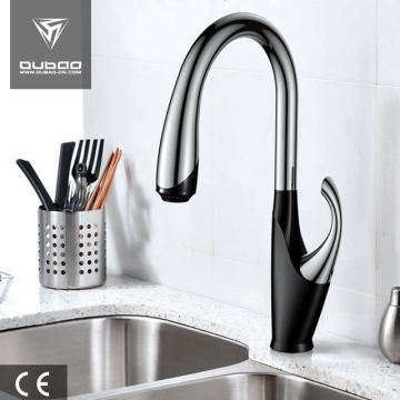 Contemporary One Handle Black Kitchen Tap