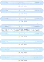 steel heddle for needle loom