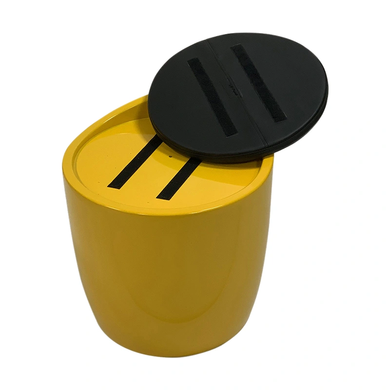 Handle Low Price ABS Plastic Wholesale Stool with Cushion Seat