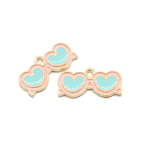 Kawaii Heart Glasses Windmill Toy Donut Shape Necklace or Earring Accessories Home Decor Parts