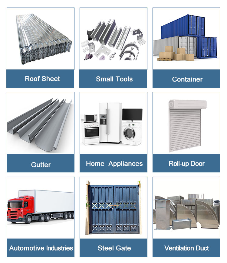 galvanized coil application