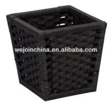 Wicker Waste Basket Decorative Paper Roper