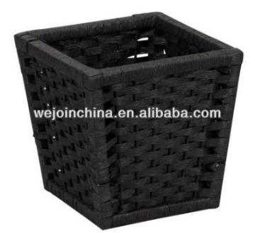 Wicker Waste Basket Decorative Paper Roper