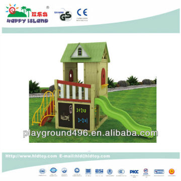 Kids playground equipment with slide