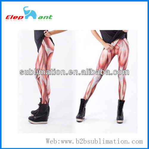 2014 New fashion plus size tights muscle leggins for women