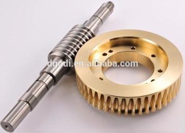 custom steel brass worm gear design, telescope worm gear