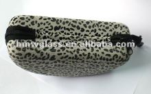 Crushproof Eye Glasses Sunglasses Spectacles Zipper Leather Clam Hard Box Case