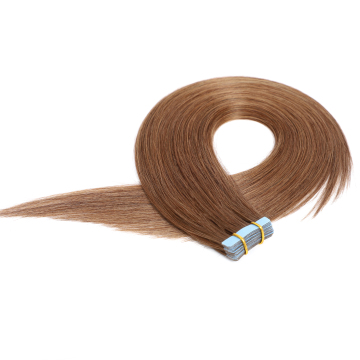 100% Virgin Remy European Tape Hair Extension, Wholesale Invisible Double Drawn Remy Tape In Human Hair Extension