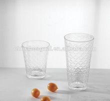 650ml 430ml clear plastic color cup