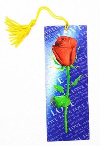 3D Lenticular Bookmark With Beautiful Tassel