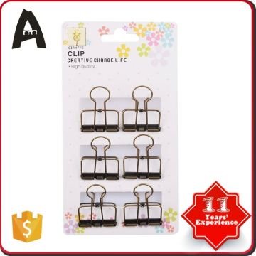 latest produc factory directly binder clip gold