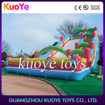 inflatable slide giant commercial,outdoor inflatable dry slide,jump and slide inflatables