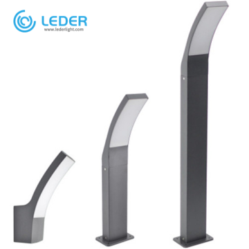 LEDER 10W Grey Bollard Light Model